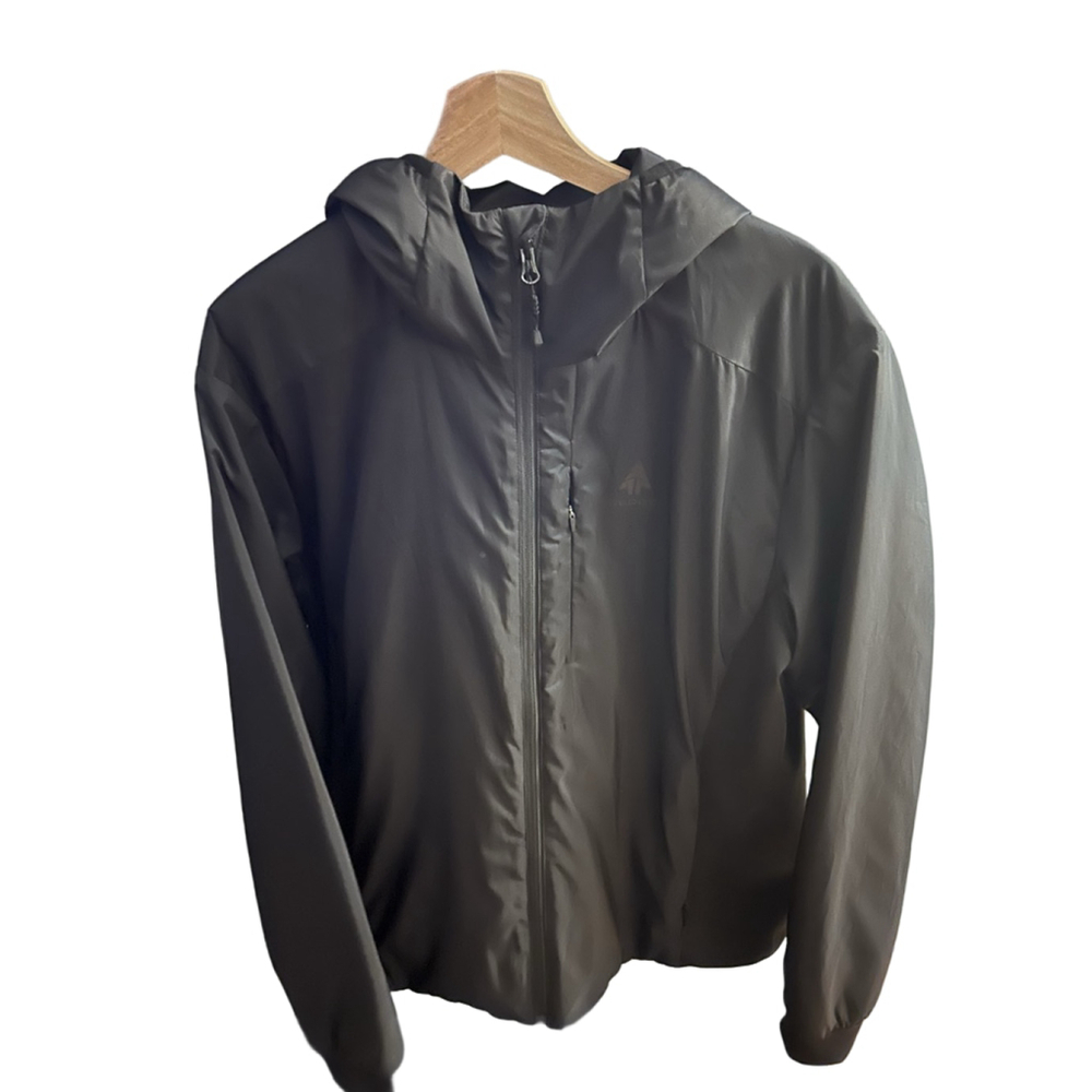Men's Woods Black Windbreaker Jacket XL